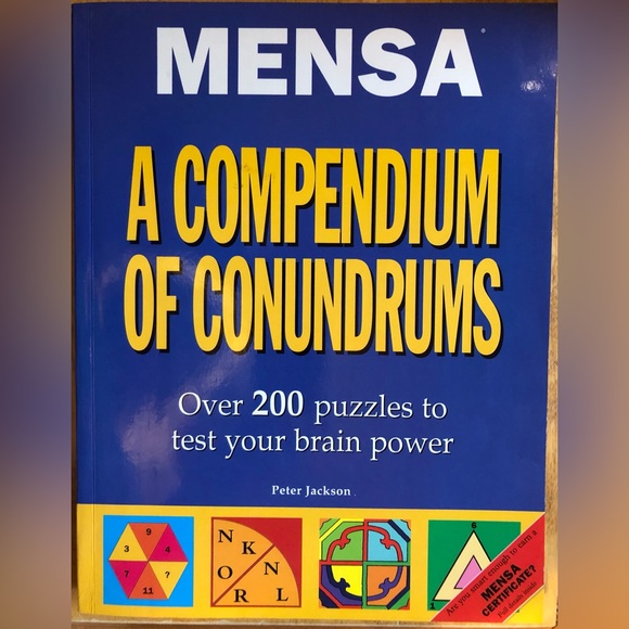 3 Mensa Puzzle Books - Picture 2 of 10